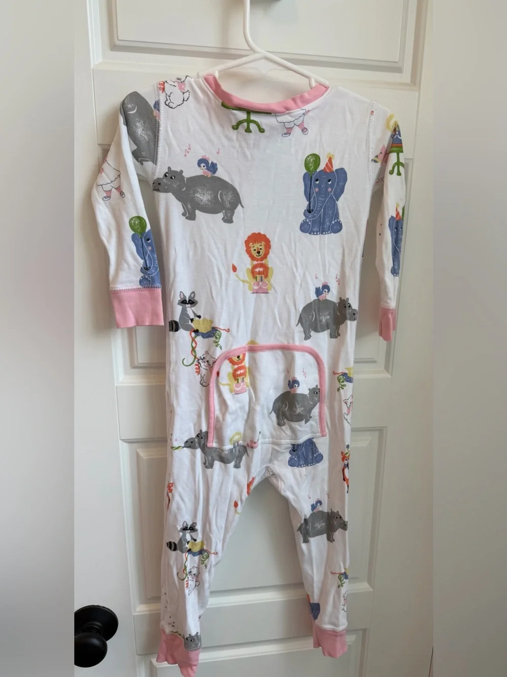 The Beaufort Bonnet Company Girls Footie Pajamas Zip Pima